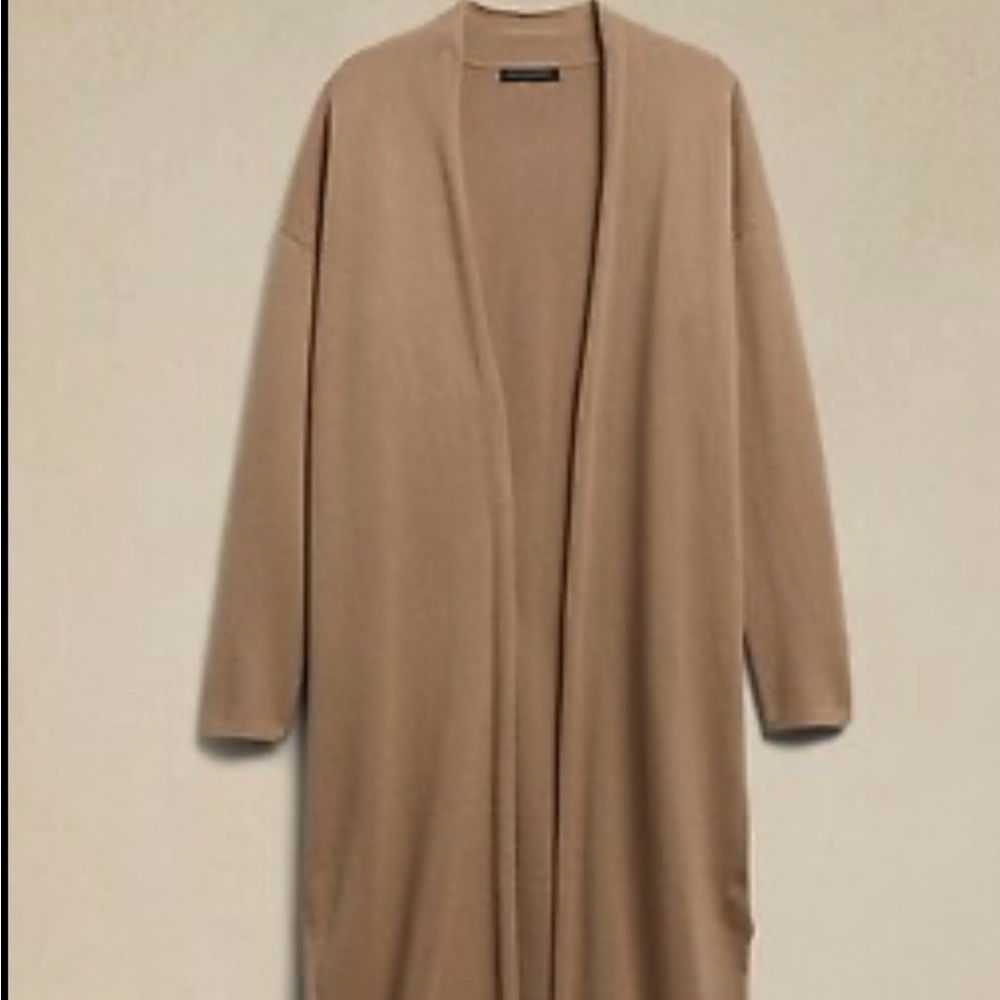 Banana Republic maxi open front duster